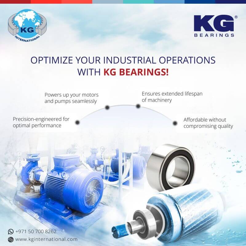 Optimize Your Industrial Operations With KG Bearings